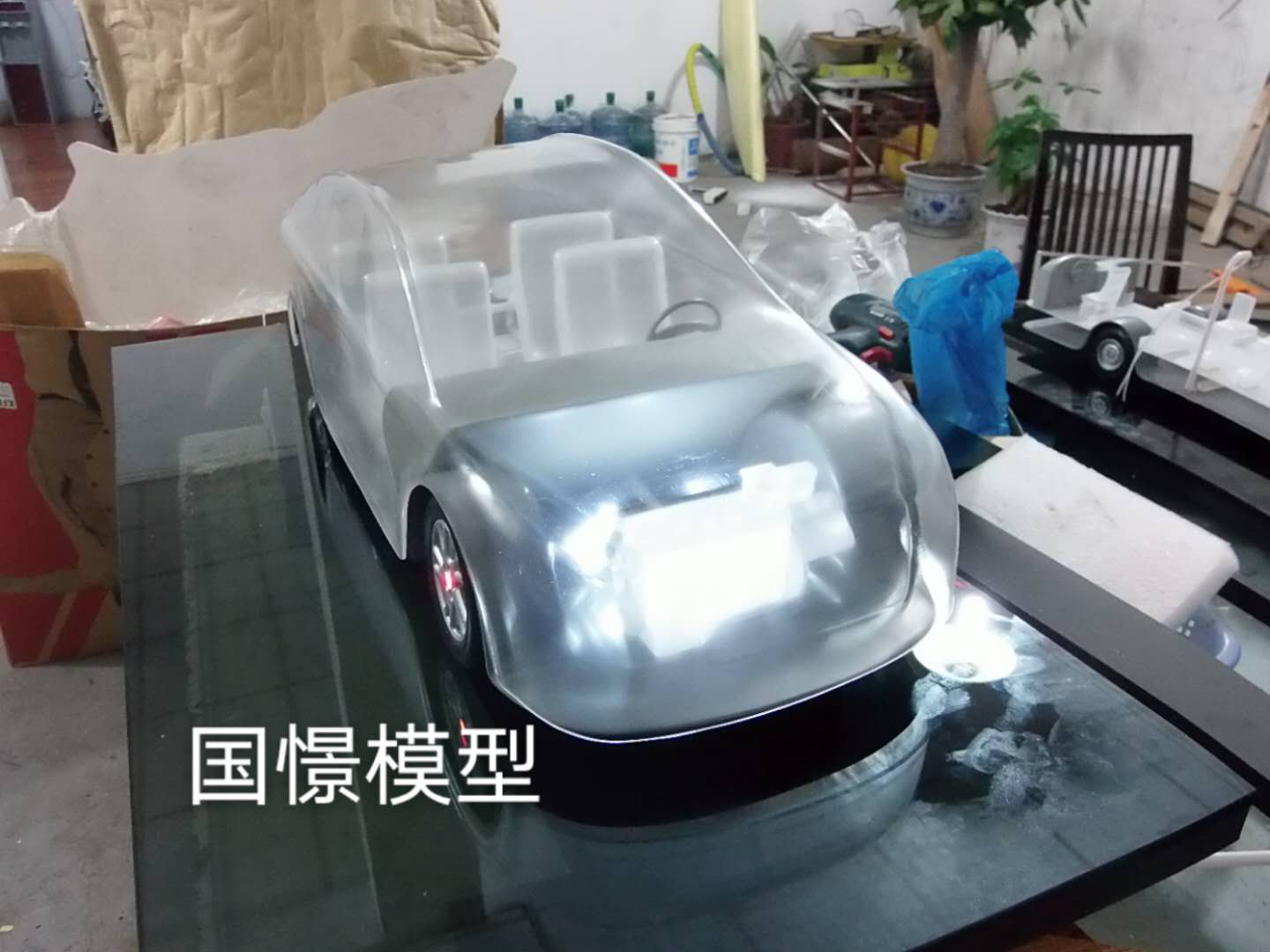 团风县透明车模型